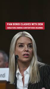 "I sit up here and speak the truth.", U.S. Attorney General nominee Pam  Bondi clashed with Democratic senators during her confirmation hearing to  lead the Department of Justice.