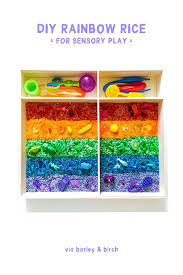 Sensory bins are full of fascinating materials that foster imaginative play, develop fine motor skills, and promote sensory development. Make Diy Colored Rice For Sensory Play