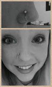 Pin By Hazal On Piercings Double Nose Piercing Nose Piercing Fake Ear Piercings