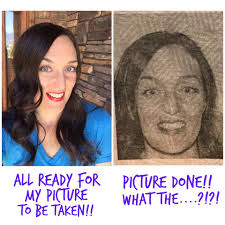 😂😂😂😂(CNN)Driver's license photos are the worst, but one Tennessee woman  is laughing after a clerical error left her with a picture of an empty  chair. "I was with my Mom and we