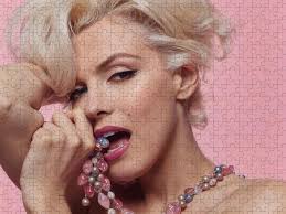 Marilyn Monroe Bert Stern last sitting Photo Shoot 1962 Jigsaw Puzzle by  Mikolor Gallery