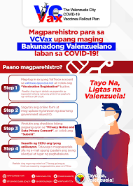 The city of manila opened up online registration in december 2020. Valenzuelacity On Twitter Valenzuelanos Bukas Na Ang Registration Para Sa Vcvax Magparehistro Na Upang Maging Bakunadongvalenzuelano Laban Sa Covid 19 Tayo Na Ligtas Na Valenzuela Mag Log On Na Sa Https T Co 0a3u3f2yrq Https T Co Djqmc7ezig