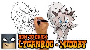 There are tales of these pokémon getting separated from their trainers, then using the faintest traces of their scent to track them for days until they are reunited! How To Draw Lycanroc Dusk Form Pokemon Youtube