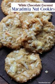 Austrian husarenkrapferl cookies, an almond shortbread dusted with icing sugar & finished all products austrian butter cookies austrian christmas cookies austrian cookies austrian nut cookies best austrian butter cookies bundt cake. White Chocolate Coconut Macadamia Nut Cookies Macadamia Nut Cookies Recipe Macadamia Nut Cookies Chocolate Coconut
