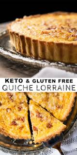 Gluten Free Keto Quiche Lorraine With A Super Flakey Grain Free Pie Crust Keto Glutenfree Qu Gluten Free Quiche Keto Quiche Gluten Free Quiche Lorraine