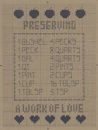 preserving sampler counted cross stitch pattern