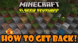 Here you can find different types of minecraft bedrock edition resource packs designed by numerous authors. Minecraft Bedrock How To Get The Old Classic Texture Pack Youtube