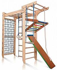 Funnyclouds Kinder Kletterwand Piccolo 5 240 Sprossenwand Turnwand Fitness Sportgerat Klettergerust Holz Amazon Kletterwand Kinderhaus Hinterhof Spielplatz