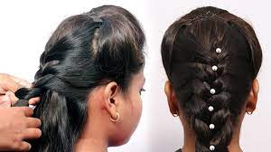 Quick Easy Fish Tail Braid Very Simple Hairstyles For Partys Bac Very Easy Hairstyles Easy Hairstyles Hair Styles