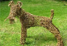 Fox Terrier - Willow Sculpture | Fox terrier, Dog sculpture, Sculpture