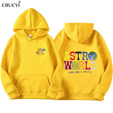 Astroworld Look Mom I Can Fly Hoodie Travis Scott Astroworld Hoodie 2019 Gift Print Men S Hip Hop Pullover Sweatshirt In 2020 Hoodies Yellow Sweatshirt Yellow Hoodie