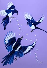 390 Thieving Magpies Magpie Art Bird Drawings Bird Illustration