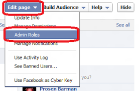 Hit or click on the page roles as shown in the image. How To Make Someone Admin Content Creator Moderator Advertiser Or Insights Analyst Of Your Facebook Page Infoinns