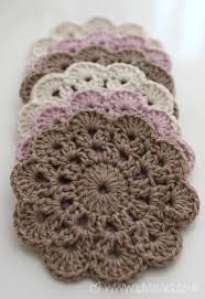Crochet mexican sun mandala coasters pattern. Good Way To Use Up My Extra Yarn Crochet Coaster Pattern Crochet Motif Crochet Projects