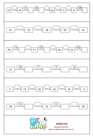 Los ejercicios impresos son una forma ideal para que todos los niños pongan su creatividad a prueba. 36 Tiras De Calculo Mental Suma Y Resta Numeros Hasta 100 Aula Pt