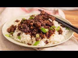 30 Korean Ground Beef And Rice Recipe Ep 1330 Youtube Korean Ground Beef Beef And Rice Beef Recipes
