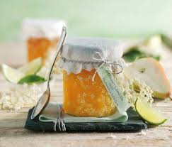 Birnen Limetten Gelee Mit Holunderbluten Rezept Limetten Gelee Diamant Zucker