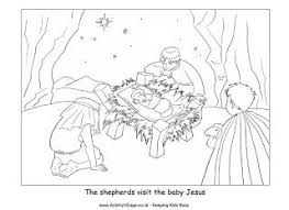 Nativity Colouring Pages