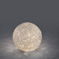 Solar gartenleuchte 2 led kugelleuchte gartenbeuleuchtung 10cm. Led Kugelleuchte Thunder O 20cm Wohnlicht