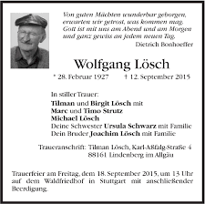 Search norman losch names directory to see where they may live as well as their possible previous & current home addresses, cell. Traueranzeigen Von Wolfgang Losch Stuttgart Gedenkt De