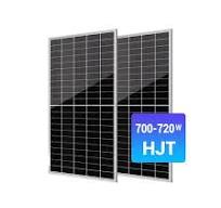 High-Efficiency N-Type Hjt Solar Panel Home System 700W 710W 720W Glass  Solar Panel