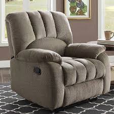 Mainstays Recliner With Pocketed Comfort Coils Grey Fabric Walmart Com Recliner Furniture Loveseat Living Room