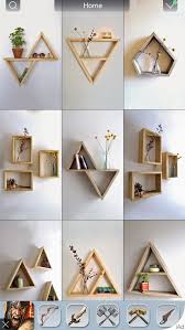 Craft rooms deserve a bold hand with color and glamour, so extend the accent shade you've chosen throughout the space onto your organization tools. Woodworking Cuadros O Libreros Diy Home Decor Bedroom Diy Wall Decor Room Diy