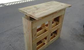 Www.pinterest.com as you can see in the image, you need to build the frame from 2×4 lumber, as in the plans. Recycled Pallets Bar Table Pallet Furniture Plans