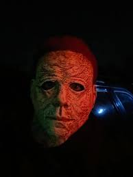 My husband was dressed as Michael Myers yesterday and was giving out  candy…he said a lot of people took selfies with him… long shot but  wondering if anyone here may have a