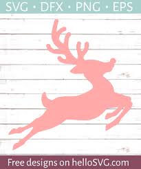 Flying Reindeer Svg Free Svg Files Hellosvg Com
