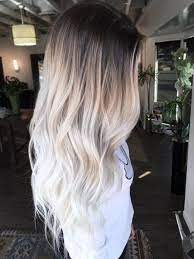 Decide where you want to start your ombr é. How Damaging Is Bleaching Dark Brown Hair Blonde Hair With Roots Ombre Hair Blonde Icy Blonde Hair
