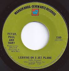 1 On Billboard Leaving On A Jet Plane Peter Paul And Mary Music Memories Oldies Music Music Songs