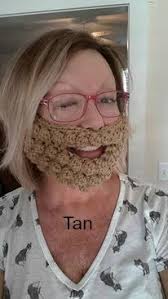 Crochet Beard, Kid Size to Adult