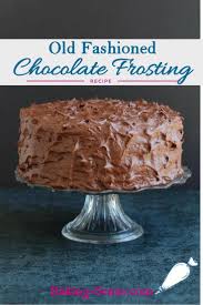 Old Fashioned Chocolate Frosting With Cocoa Recipe Chocolate Frosting Recipes Chocolate Icing Recipes Homemade Chocolate Frosting