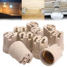 10x E27 Porcelain Ceramic Lamp Holder Socket For Vivarium Basking Heat Lamp Lighting Accessories From Lights Lighting On Banggood Com Ceramic Lamp Lamp Holder Light Accessories