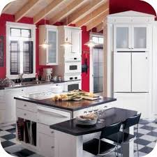 White kitchen cabinets are a popular choice, but with so many shades of white to. Party Ideas Party Printables Blog Red Kitchen Walls Kitchen Color Red Red Kitchen Decor