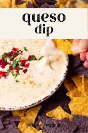 Queso Dip A Creamy White Cheese Dip Butter Baggage Recipe In 2020 Queso Dip Homemade Cheese Dip White Cheese Dip