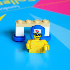 Lego Water Polo Goal Keeper Ready For Action At The Olympics