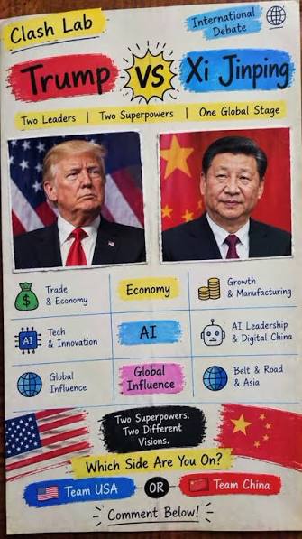 FROM THE BEGINNING… TO THE TOP OF THE WORLD. A video shows Donald Trump and Xi Jinping at the early stages of their political journeys — across the years. Different countries. Different