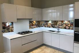 popular patterns printed glass kitchen