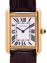 Cartier Ladys Tank Solo ref 3168 18K YG