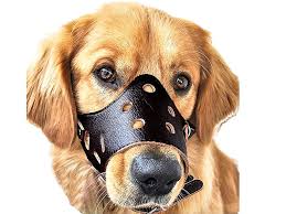 Adjustable Anti Biting Dog Leather Muzzle Breathable Safety Pet Puppy Muzzles Mask For Biting And Barking Sto Dog Muzzle Dog Accessories Stop Dog From Biting