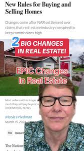 Listen to find out about the two big changes in real estate.  #narlawsuitimpact #realestatecommissions #lisabilyrealtor  #homebuyercommission #homesmart #expertrealtors