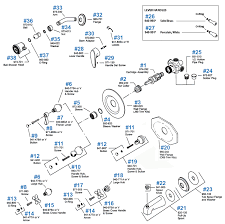 How to install price pfister venturi shower valve. Price Pfister Series 08 09 Single Handle Tub Shower Parts