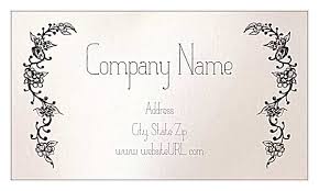 How to customize the flower border. Print Custom Business Cards With Our Flower Border Template