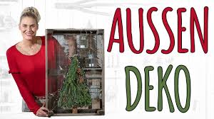 33 ideen für weihnachtskranz zum selber machen. Aussen Deko Fur Weihnachten Winterliche Deko Fur Die Hauswand Diy Youtube