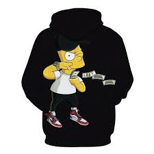 Shop simpsons merchandise & more. Cool Bart Simpson Black Hoodie 30 00 Chill Hoodies Sweatshirts And Hoodies
