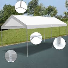 We are proud to stand apart from the crowd of cookie cutter competitors. Gymax Steel Frame Party Tent Canopy Shelter Portable Car Carport Garage Cover Walmart Com Walmart Com