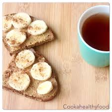Cook A Healthy Food Tartines Au Beurre De Cacahuetes Banane Et Cannelle