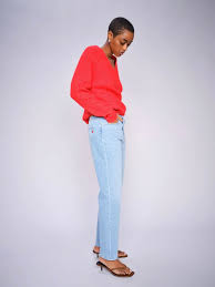 MOS MOSH ELLY GALLON JEANS LIGHT BLUE ANKLE